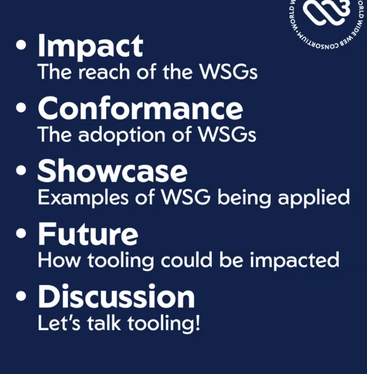 Summary of WSGs in the wild talk